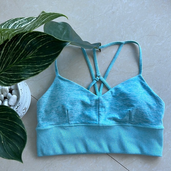 ALO Yoga Other - Like New Alo Yoga Teal Sports Bra ALOSOFT Lavish